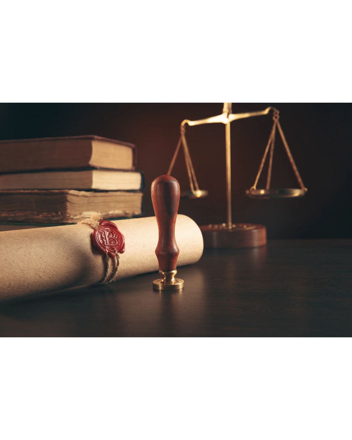 notary's public pen and stamp on testament and last will. notary public tools